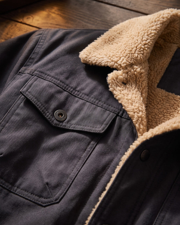 Silvio Cotton Sherpa-Lined Jacket