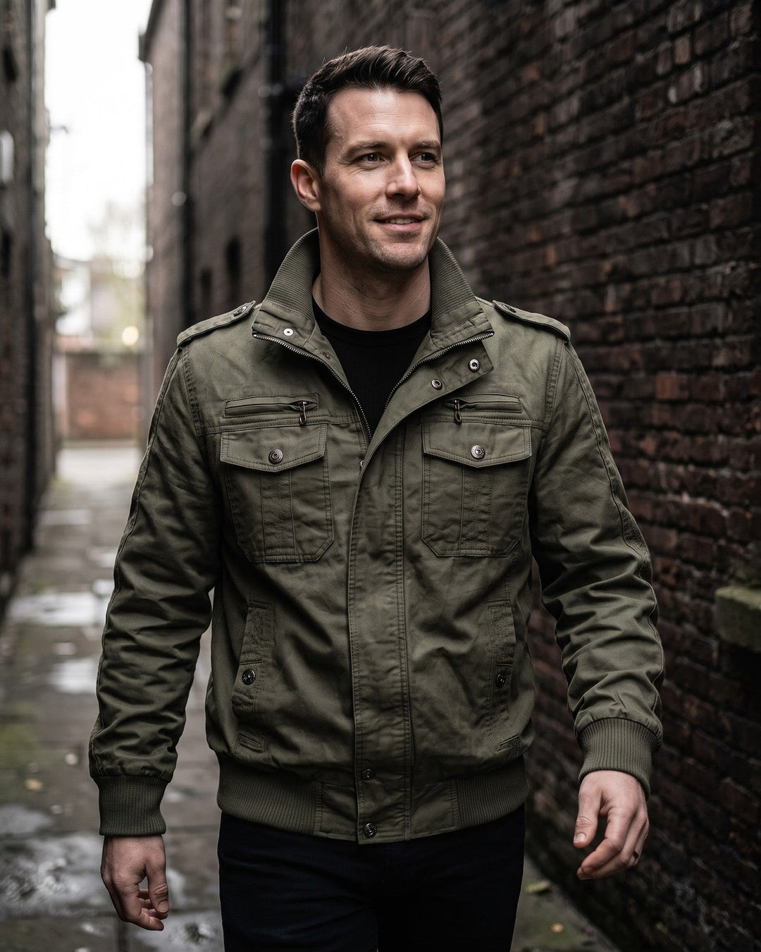 Fausto Cotton Military Jacket