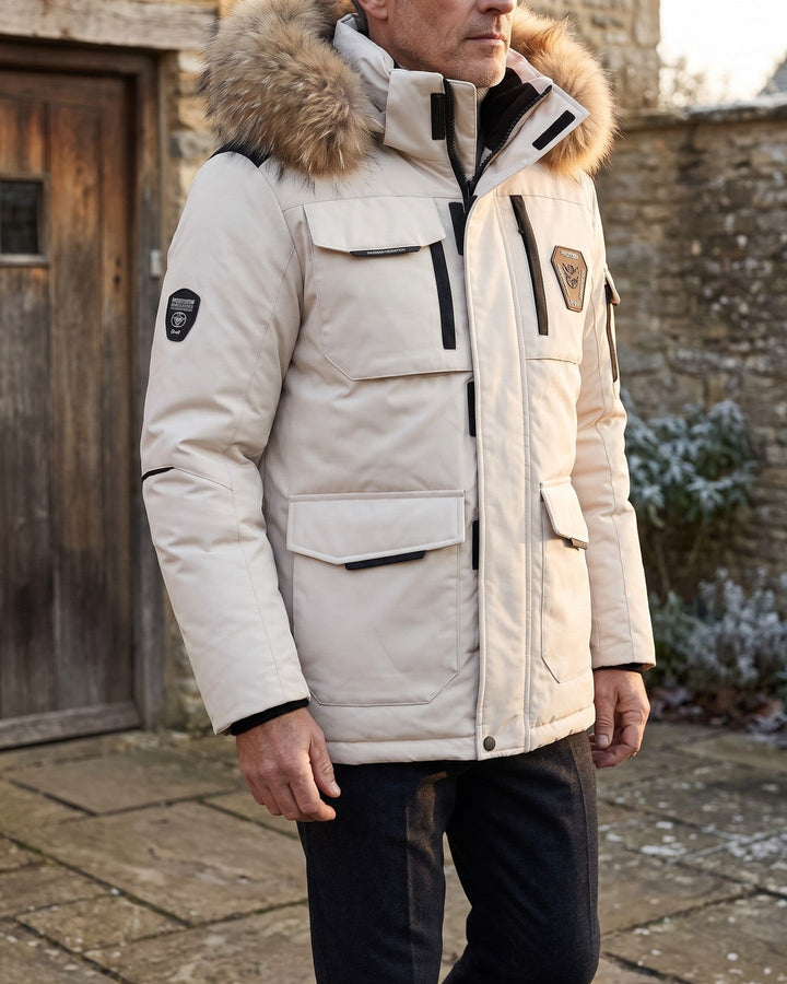 Francesco Fur-Trimmed Parka Jacket