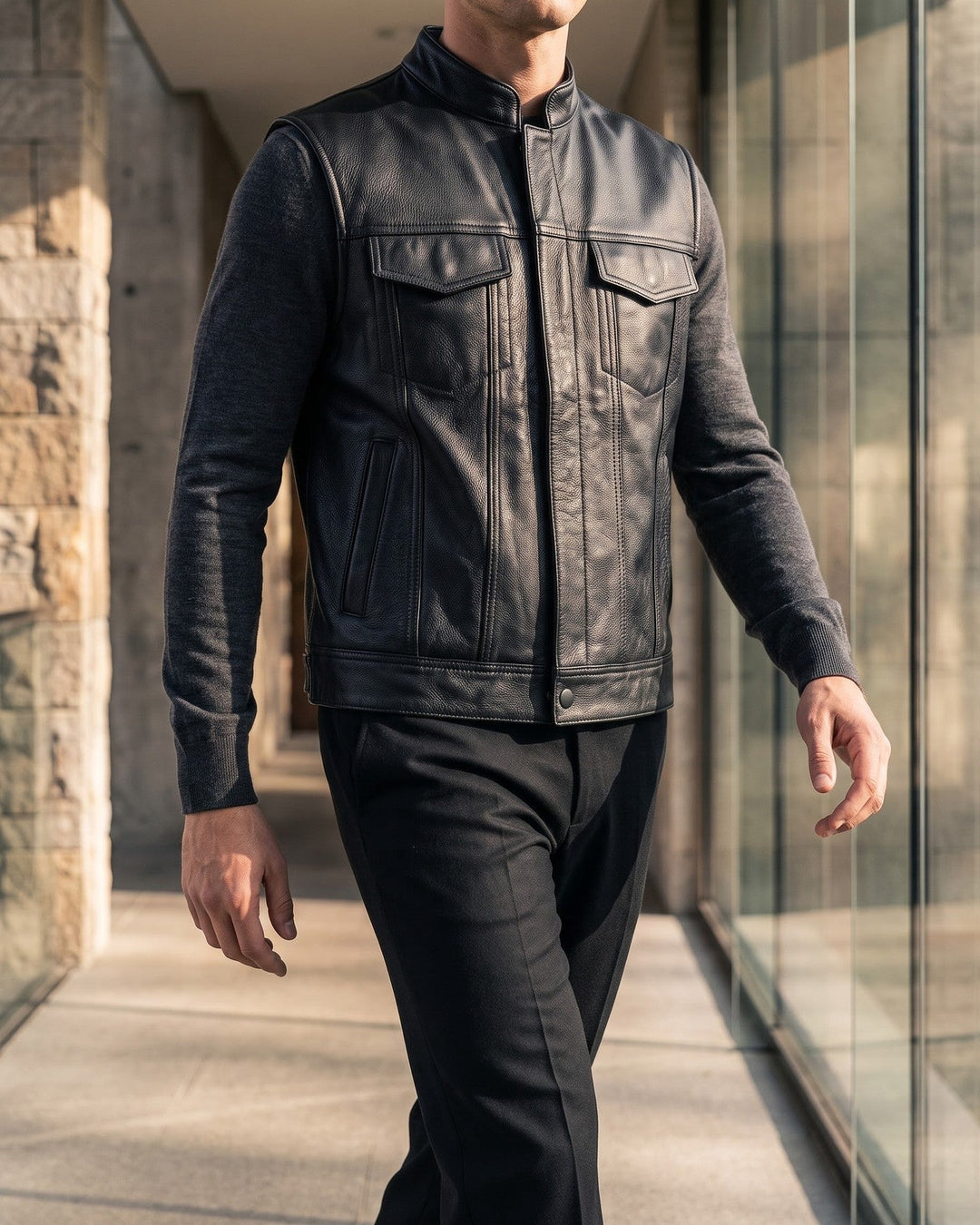 Fernando Cotton Blend Vest