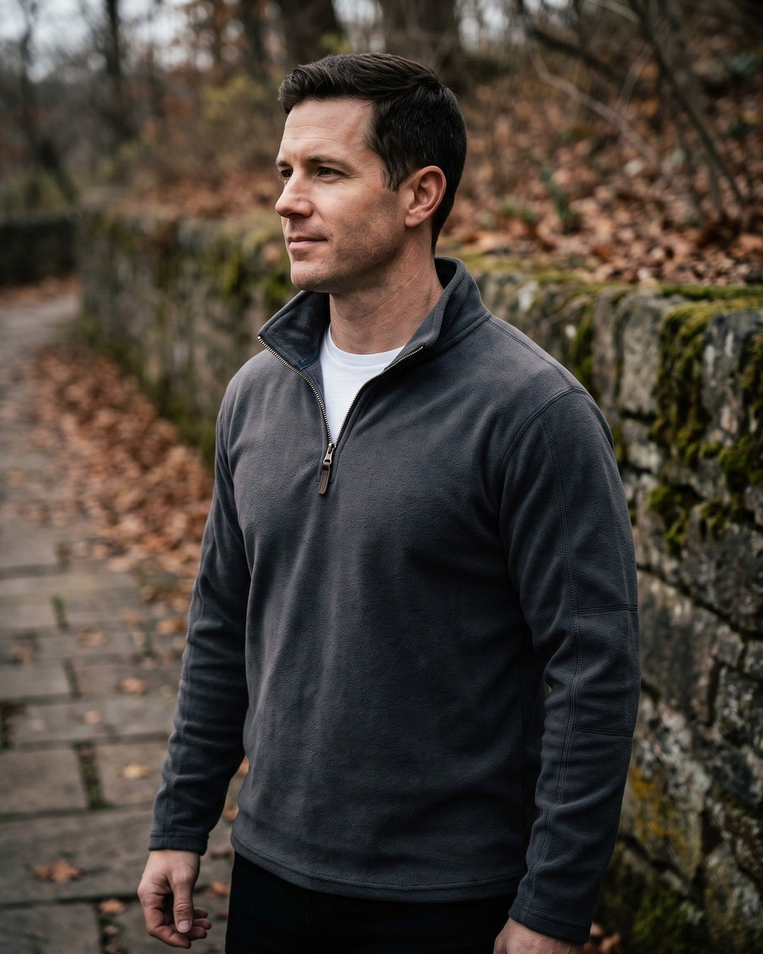 Salvatore Fleece Quarter-Zip Pullover