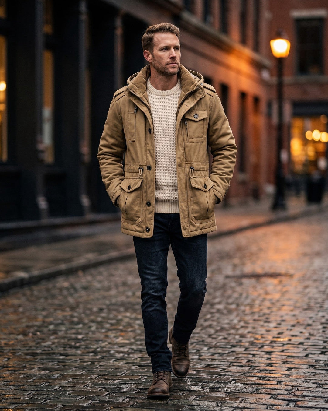 Vittorio Fleece-Lined Hooded Parka