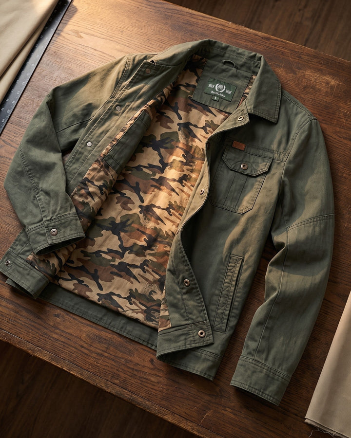 Tiberio Cotton Trucker Jacket