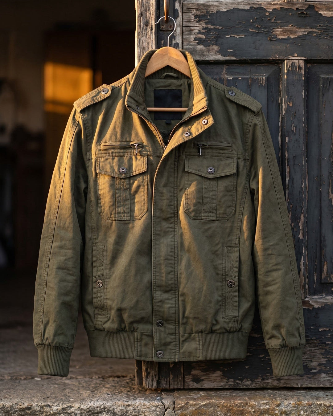 Fausto Cotton Military Jacket