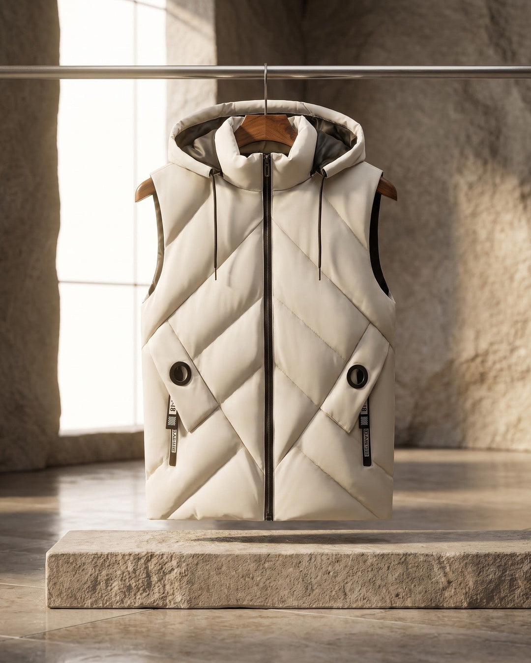 Marcello Hooded Quilted Vest