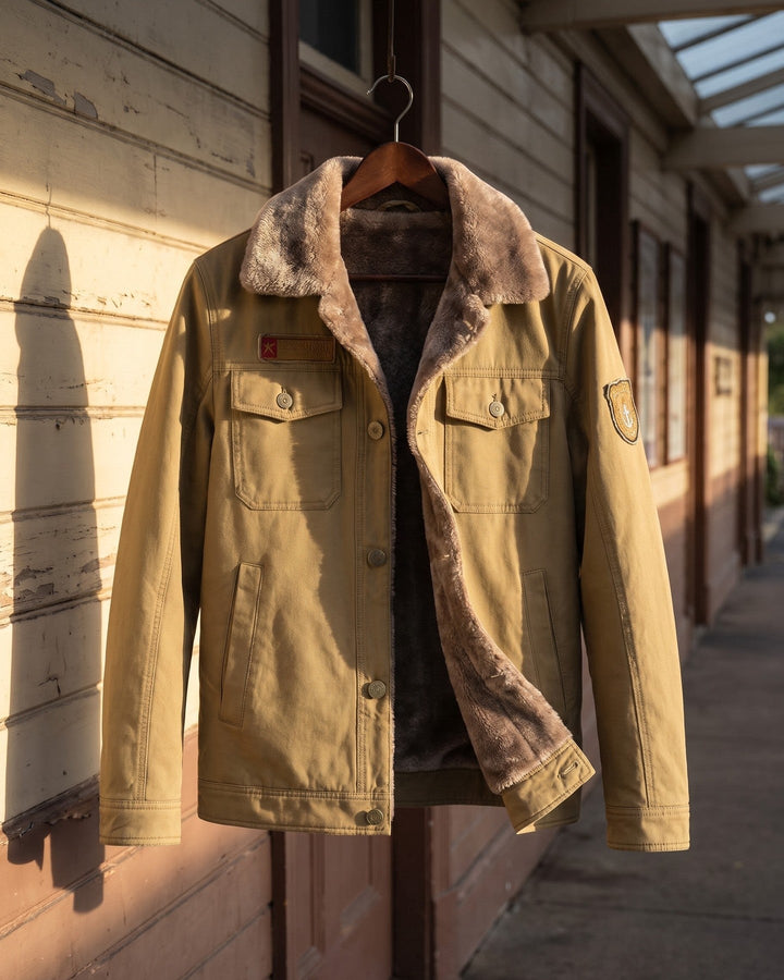 Raffaele Cotton Sherpa-Lined Jacket