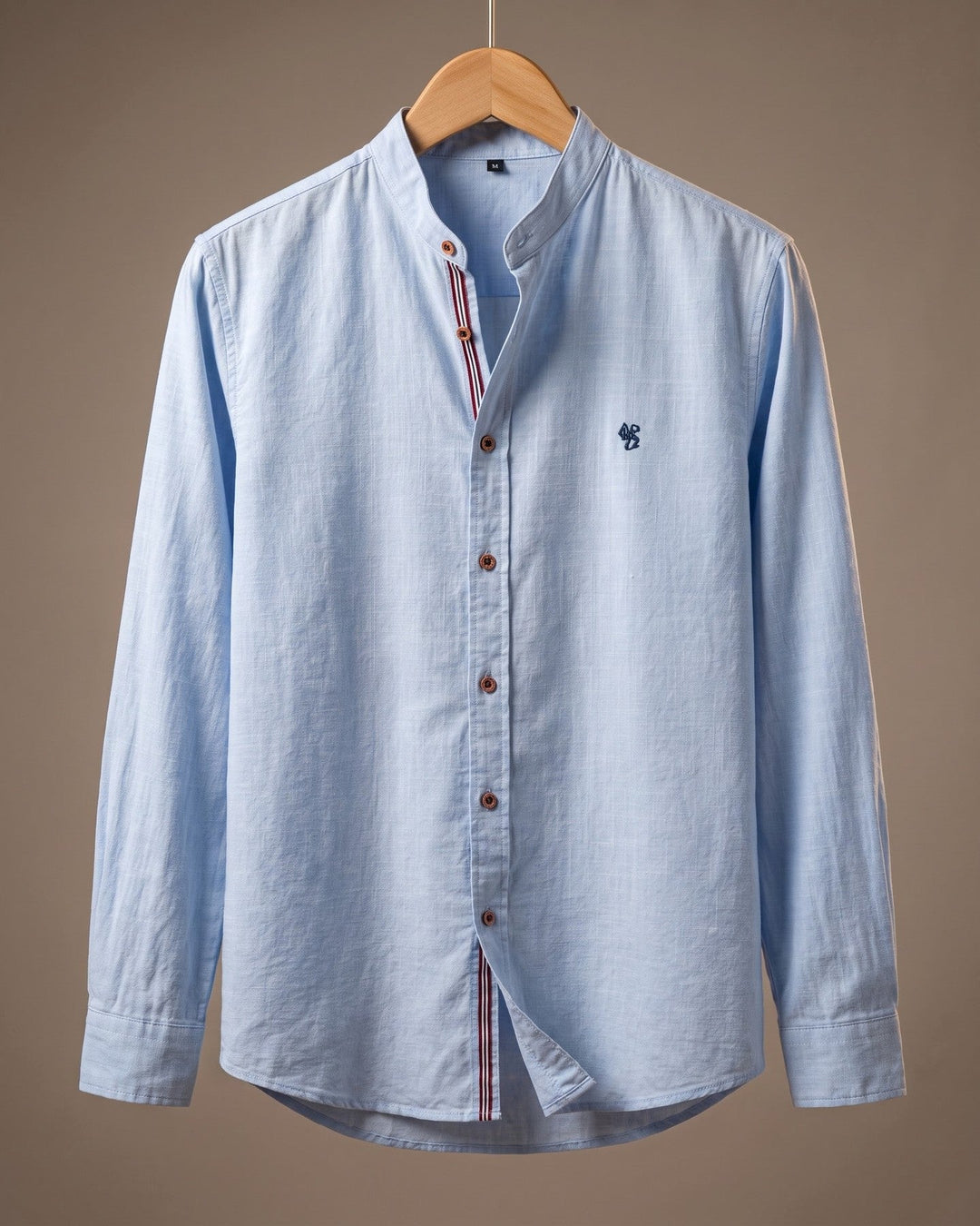 Ramiro Cotton Mandarin Collar Shirt