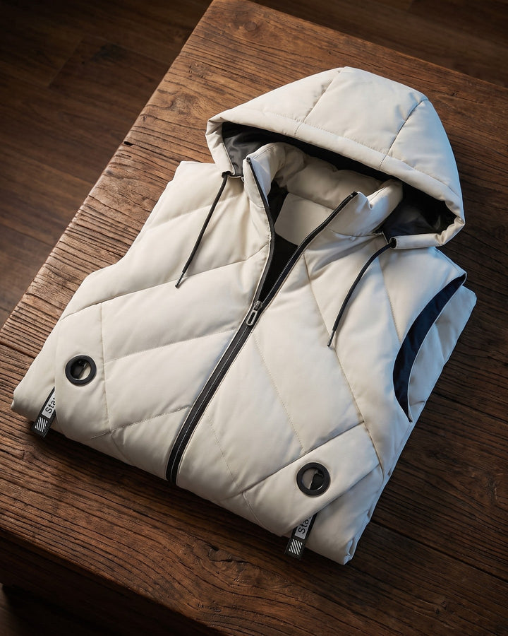 Marcello Hooded Quilted Vest