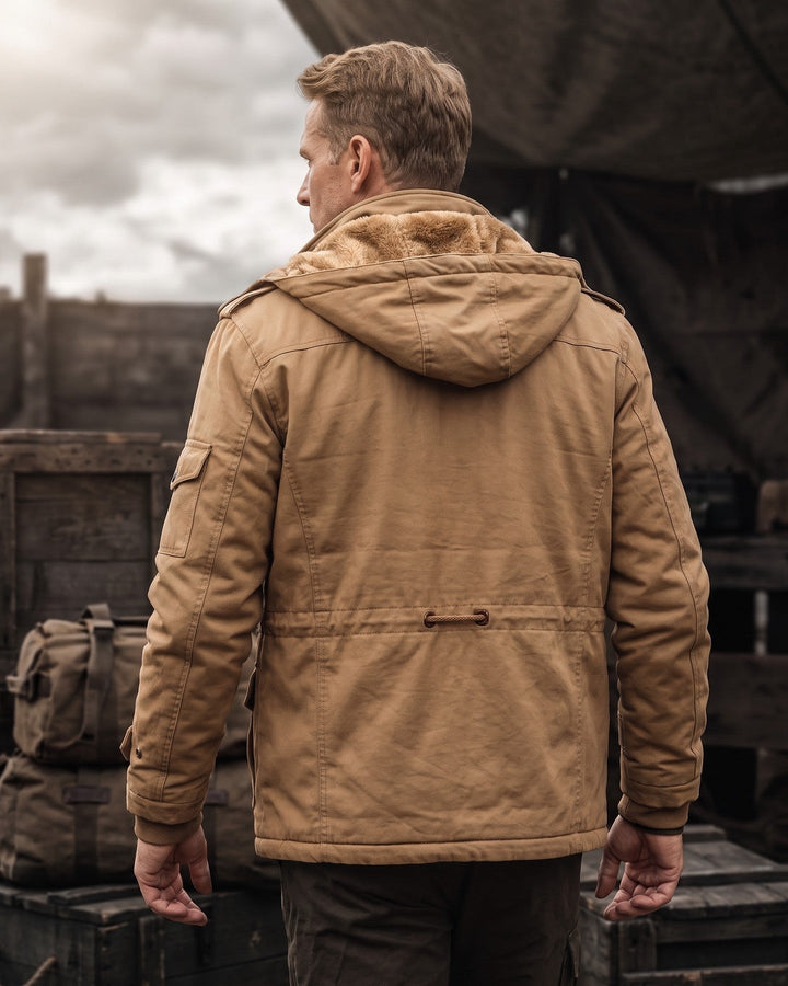 Paolo Cotton Fleece-Lined Jacket