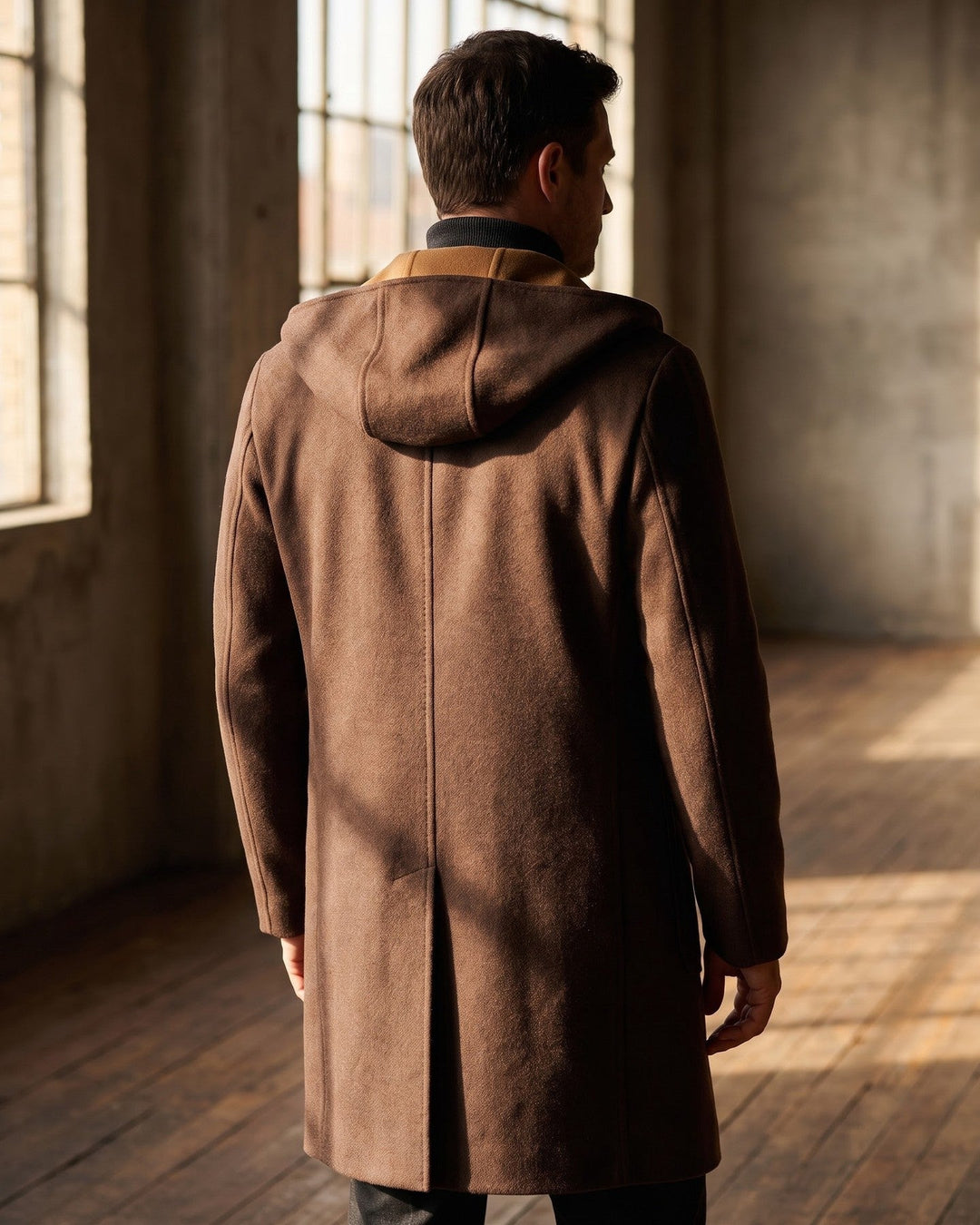 Giacomo Wool Reversible Hooded Coat