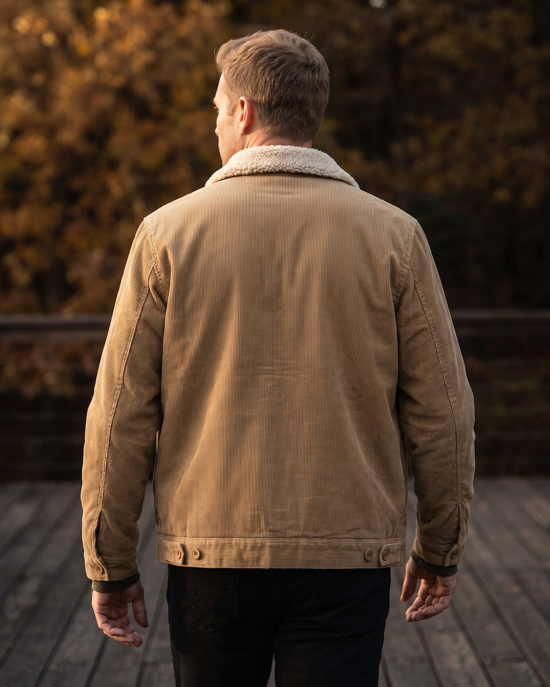 Julian Corduroy Sherpa-Lined Jacket