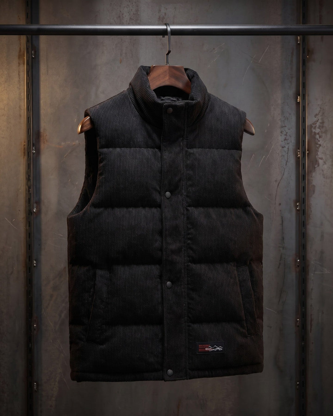 Franco Corduroy Puffer Vest