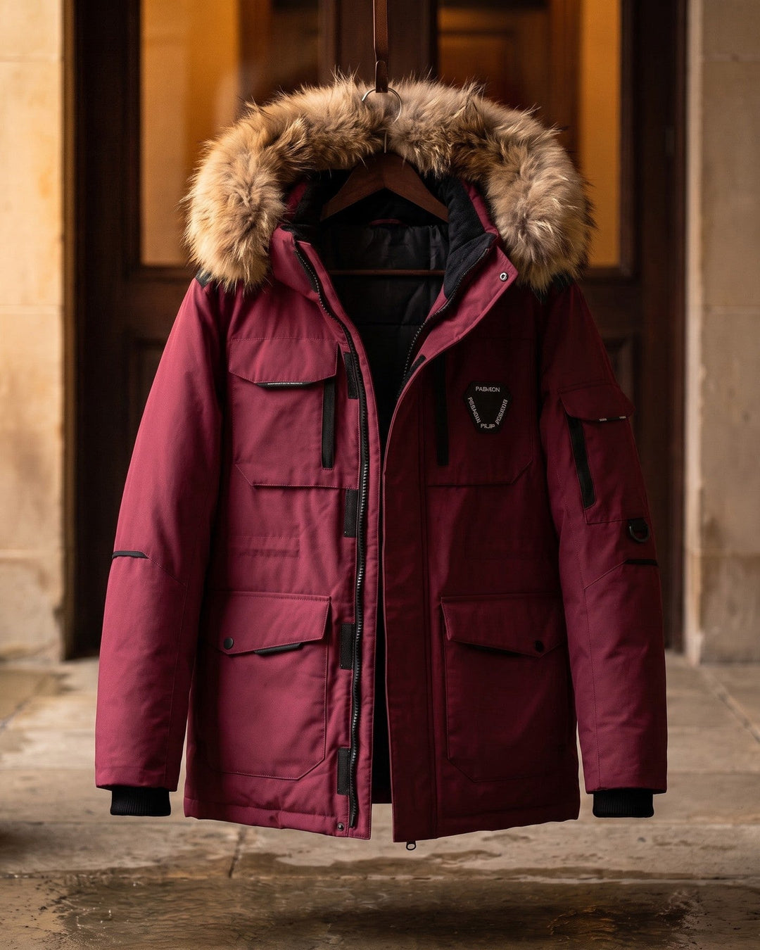 Francesco Fur-Trimmed Parka Jacket
