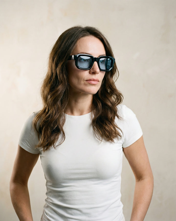 Lucio Square-Frame Sunglasses