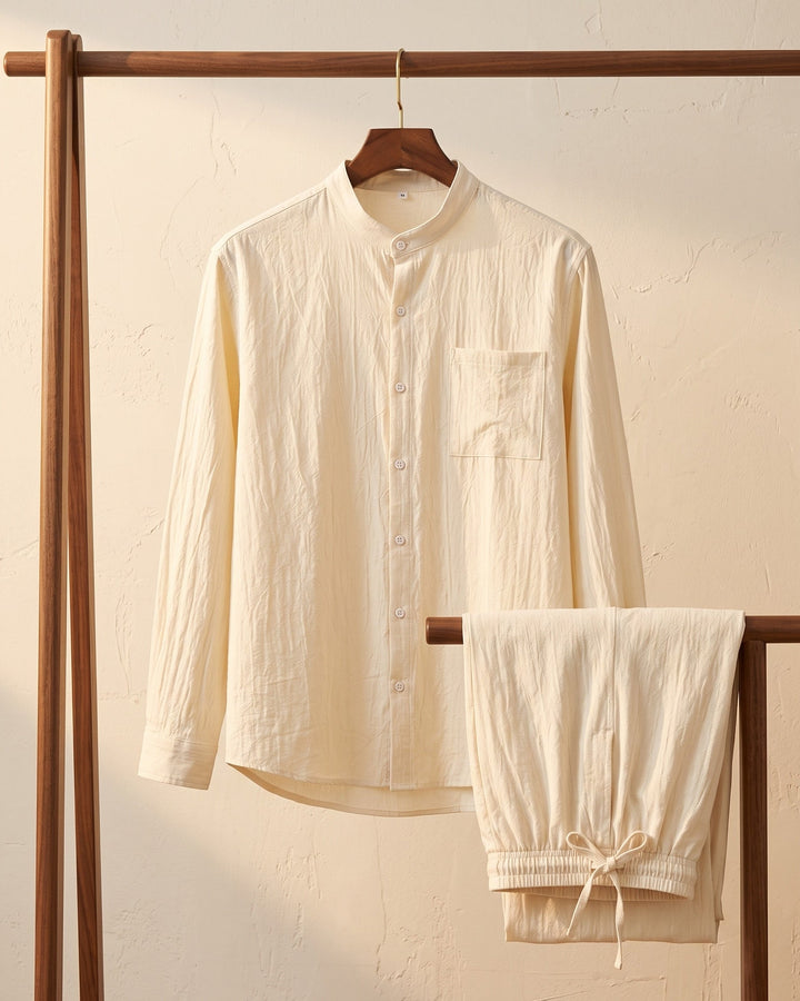 Zeno Linen Shirt and Trouser Set