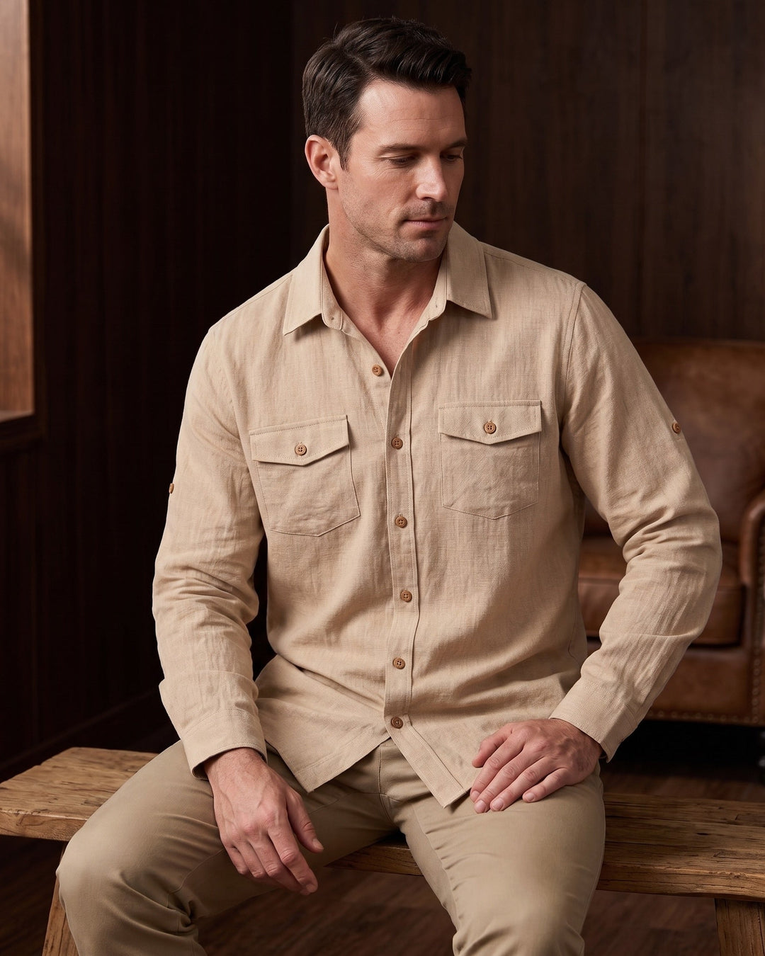 Ludovico Woven Cotton Shirt