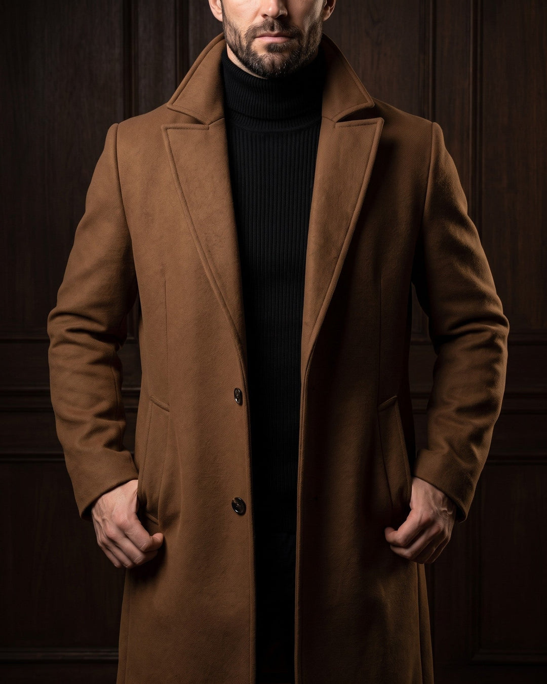 Ettore Wool-Blend Overcoat