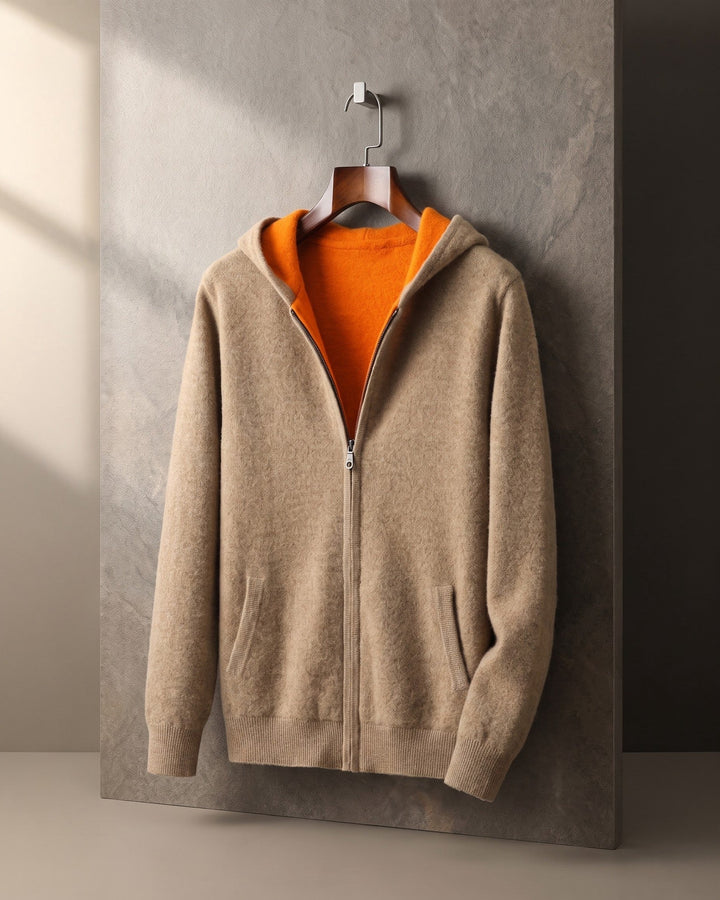 Donato Cashmere Zip Hoodie