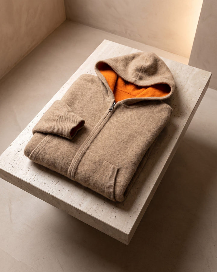 Donato Cashmere Zip Hoodie
