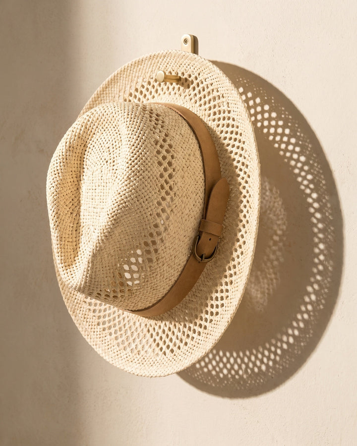 Walter Open-Weave Fedora Hat