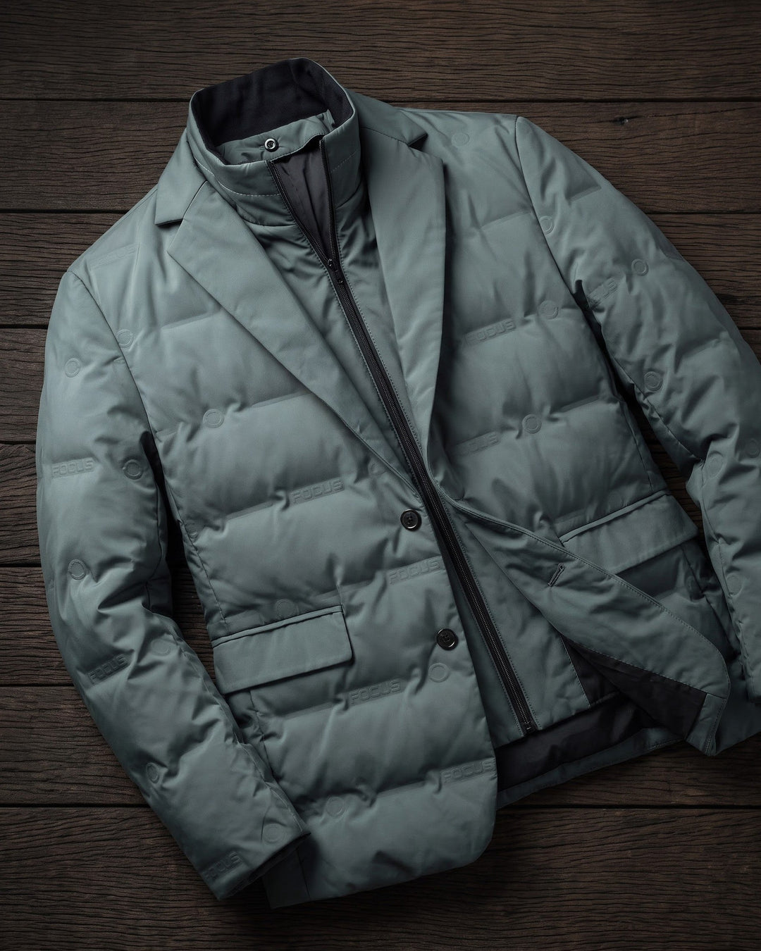 Ivo Down Quilted Blazer-Jacket