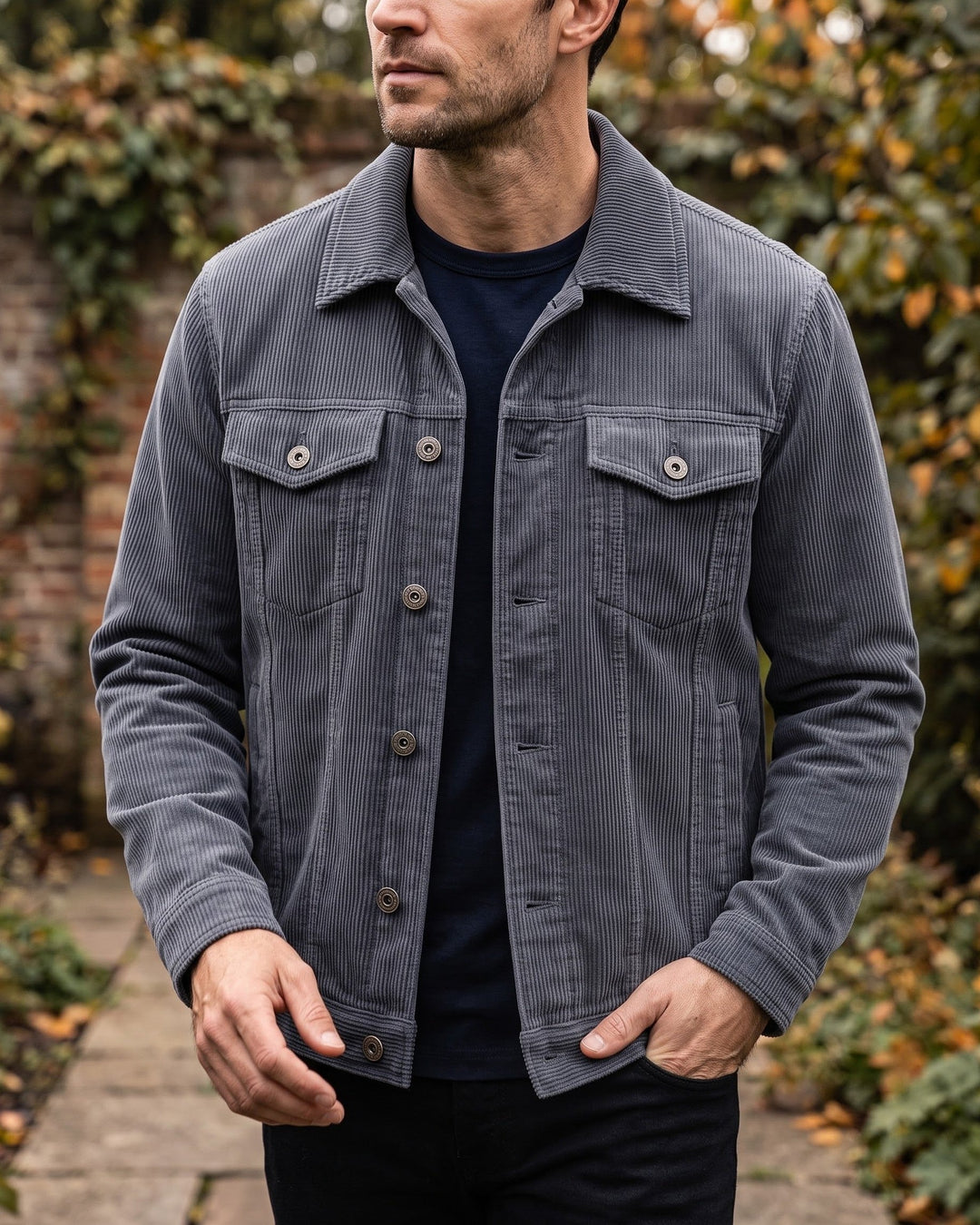 Piero Corduroy Cotton Jacket