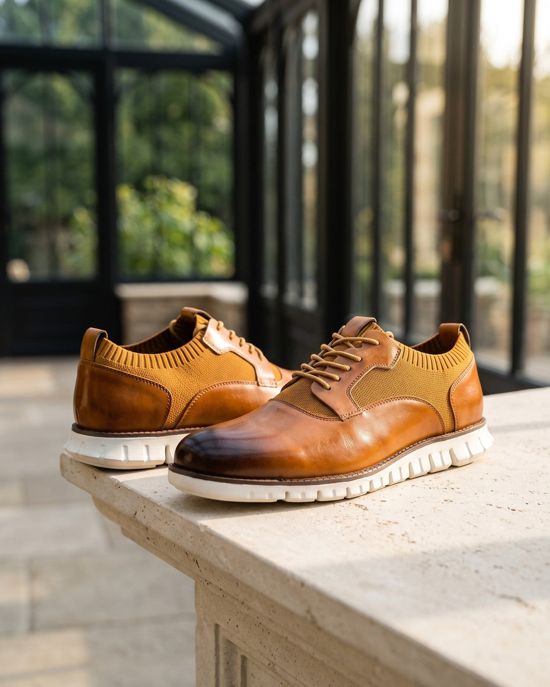 Emilio Faux Leather Hybrid Sneaker