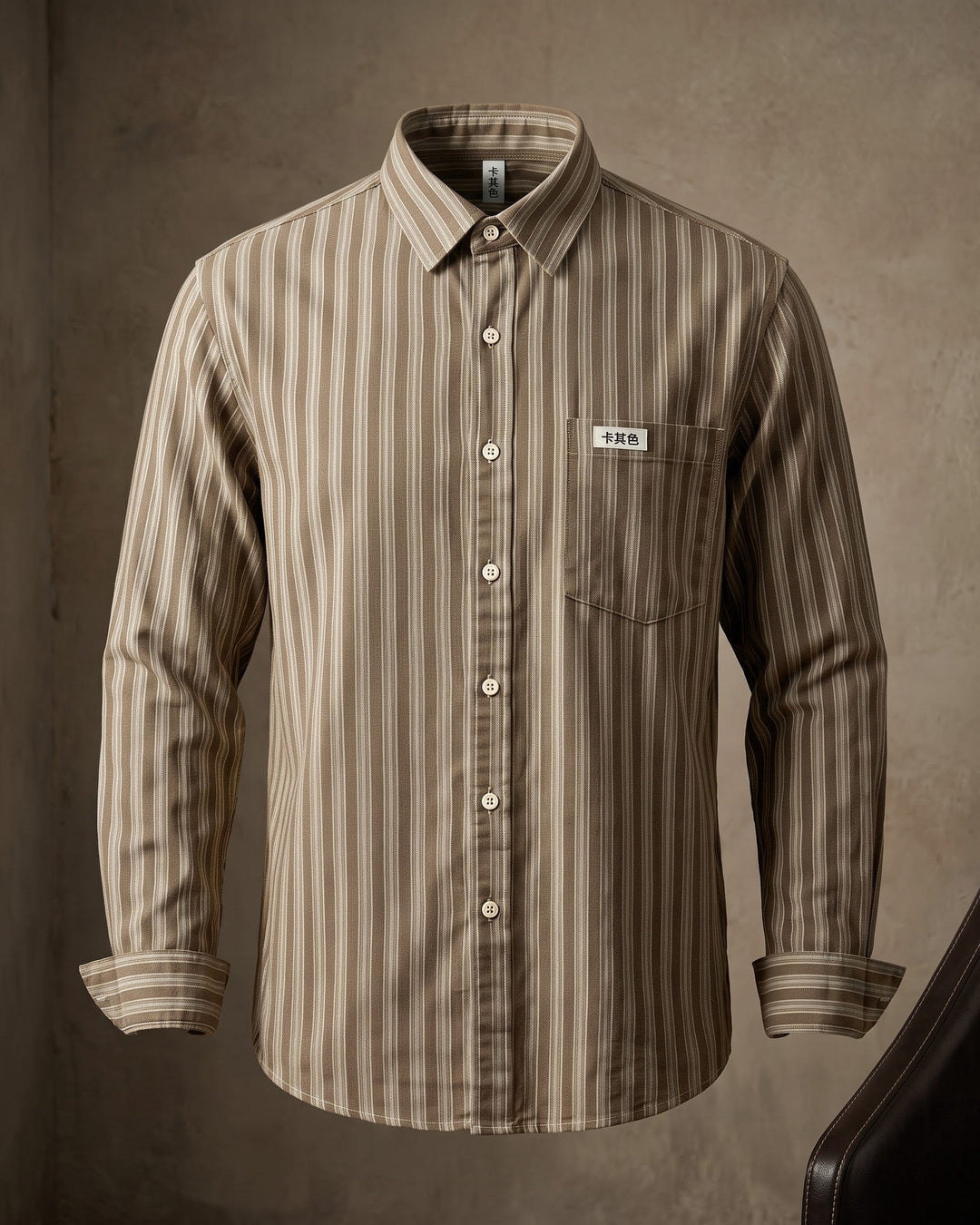 Andrea Cotton Striped Shirt