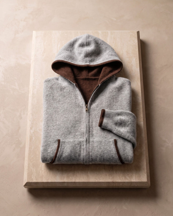 Donato Cashmere Zip Hoodie