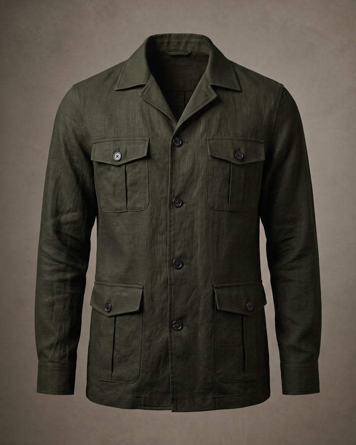 Ramiro Hemp Blend Safari Jacket