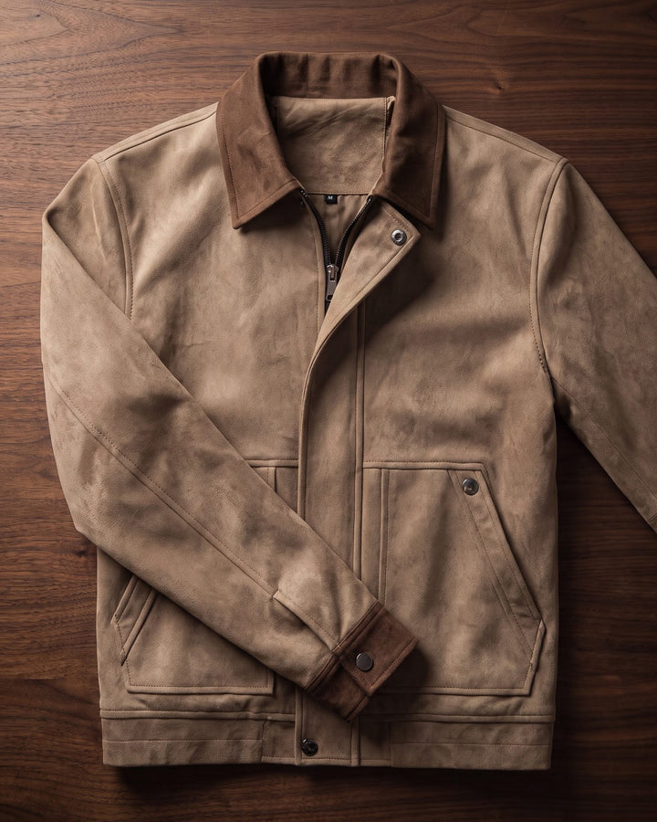 Rufino Suede-Finish Leather Jacket