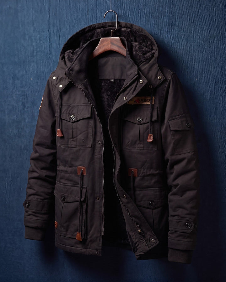 Paolo Cotton Fleece-Lined Jacket