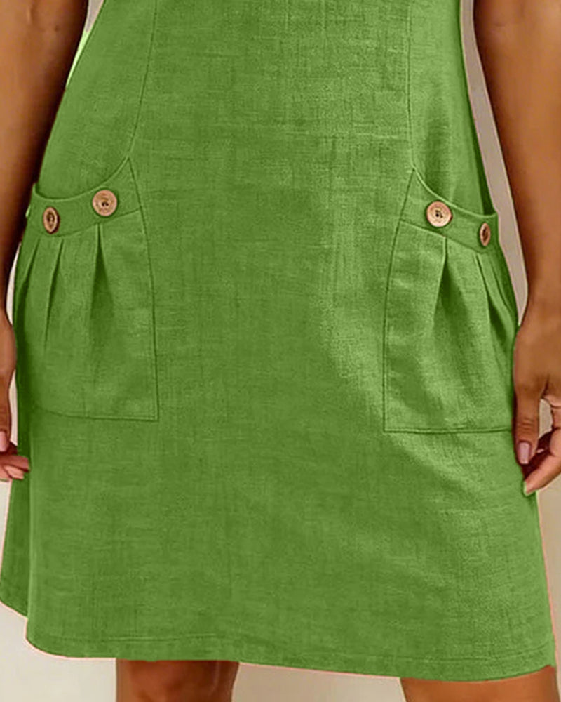 EVELYN™ | Cotton Dress With Zip Fastening