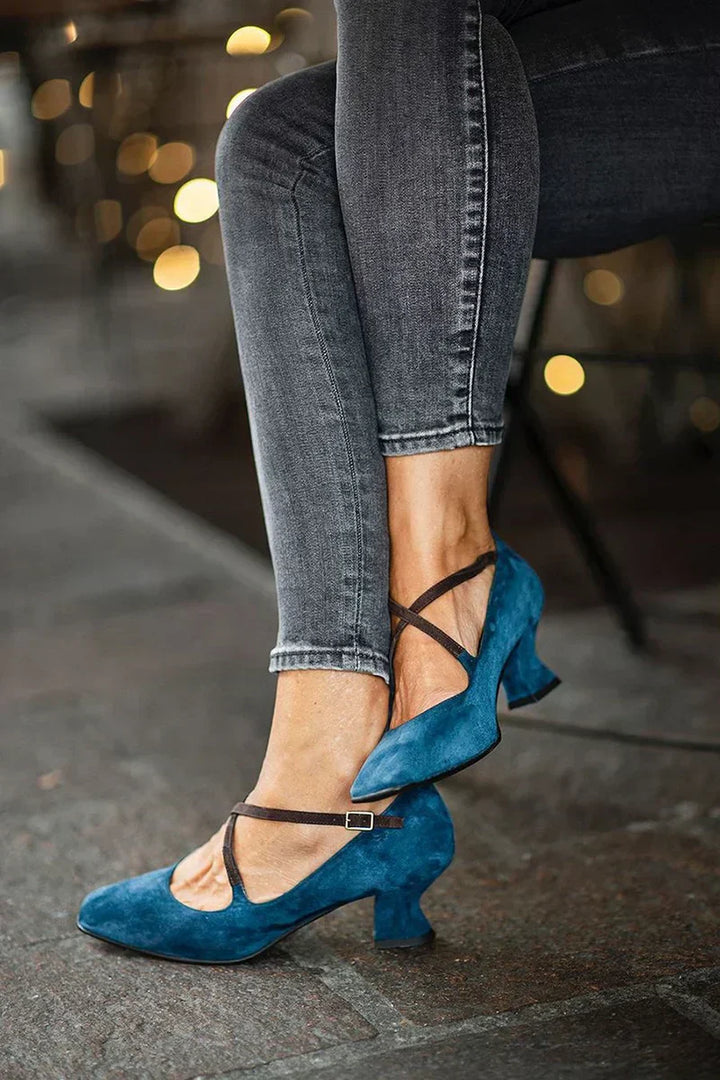 Karen – Cross Strap Heels