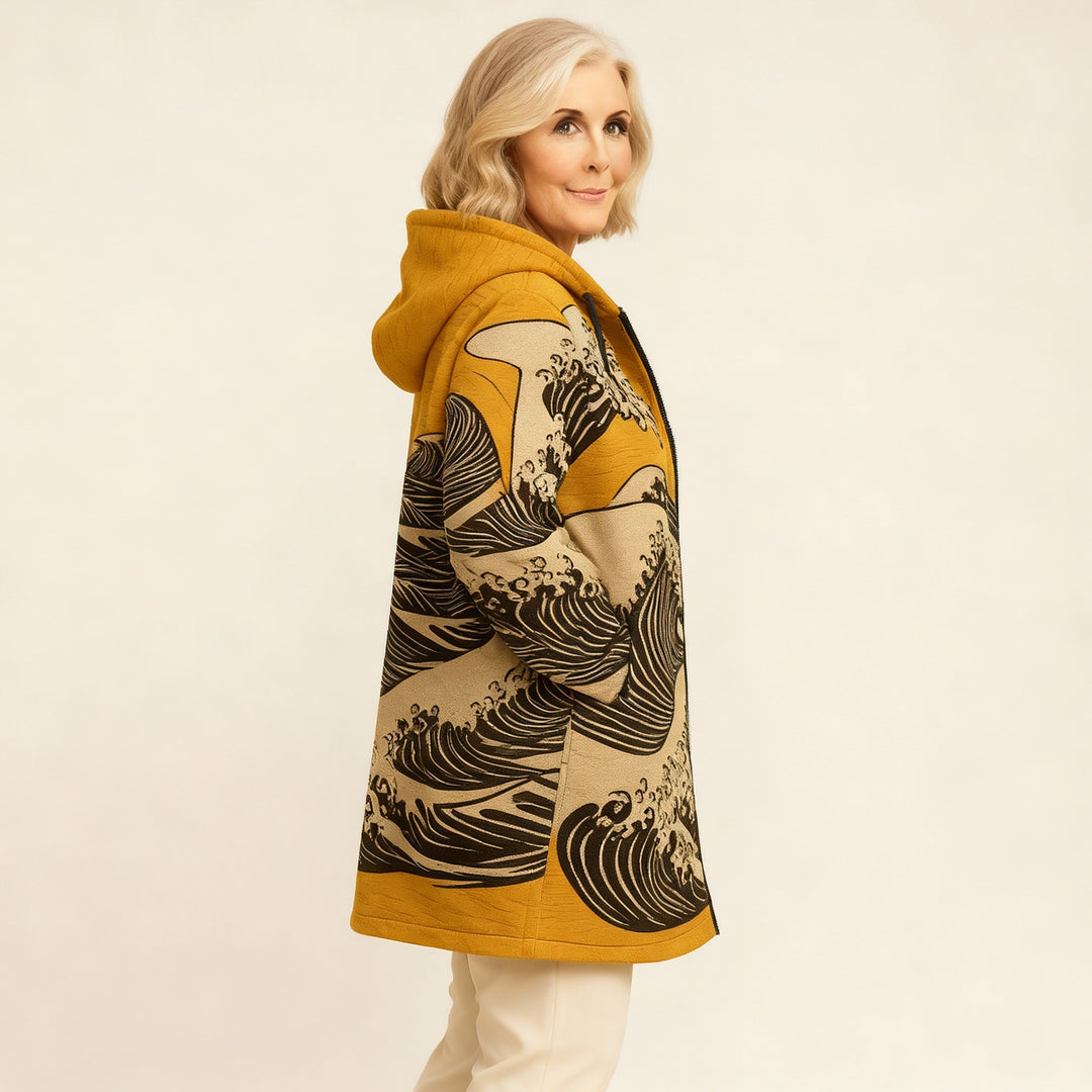 NÁLHA | LUXURIOUS CARDIGAN WITH ARTISTIC INSPIRATION