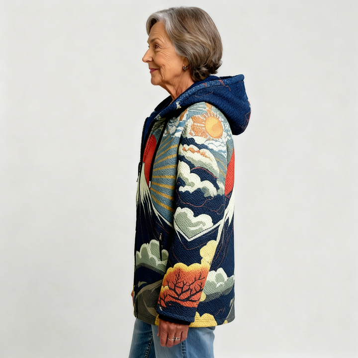 KALINA | LUXURIOUS CARDIGAN WITH ARTISTIC INSPIRATION