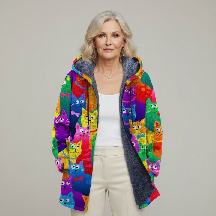 TAYARI | LUXURIOUS CARDIGAN WITH ARTISTIC INSPIRATION