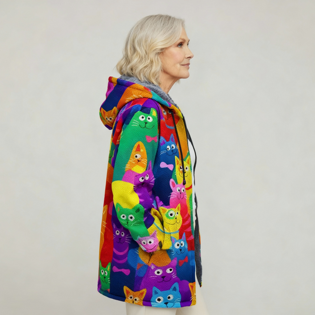 TAYARI | LUXURIOUS CARDIGAN WITH ARTISTIC INSPIRATION