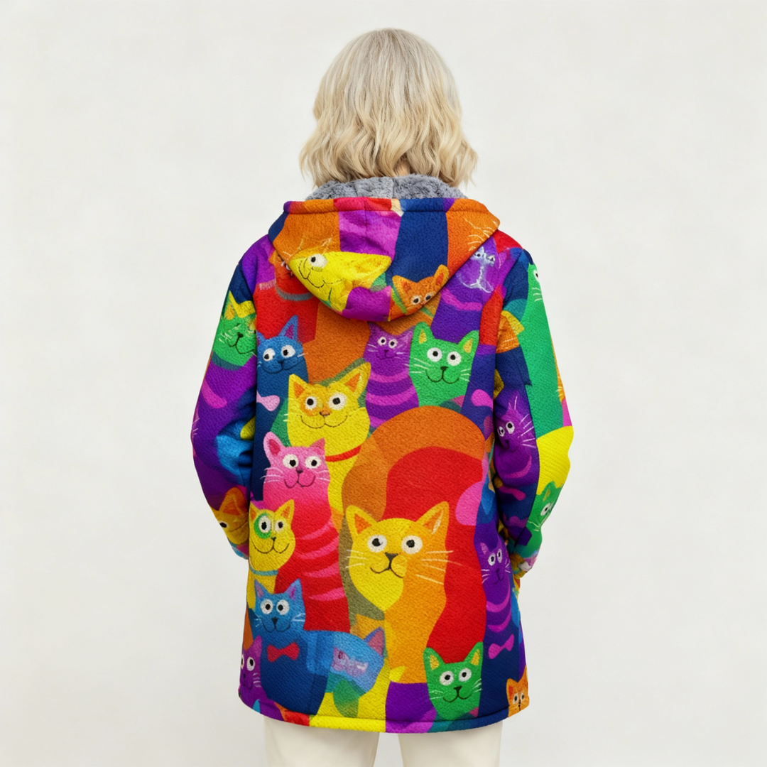 TAYARI | LUXURIOUS CARDIGAN WITH ARTISTIC INSPIRATION