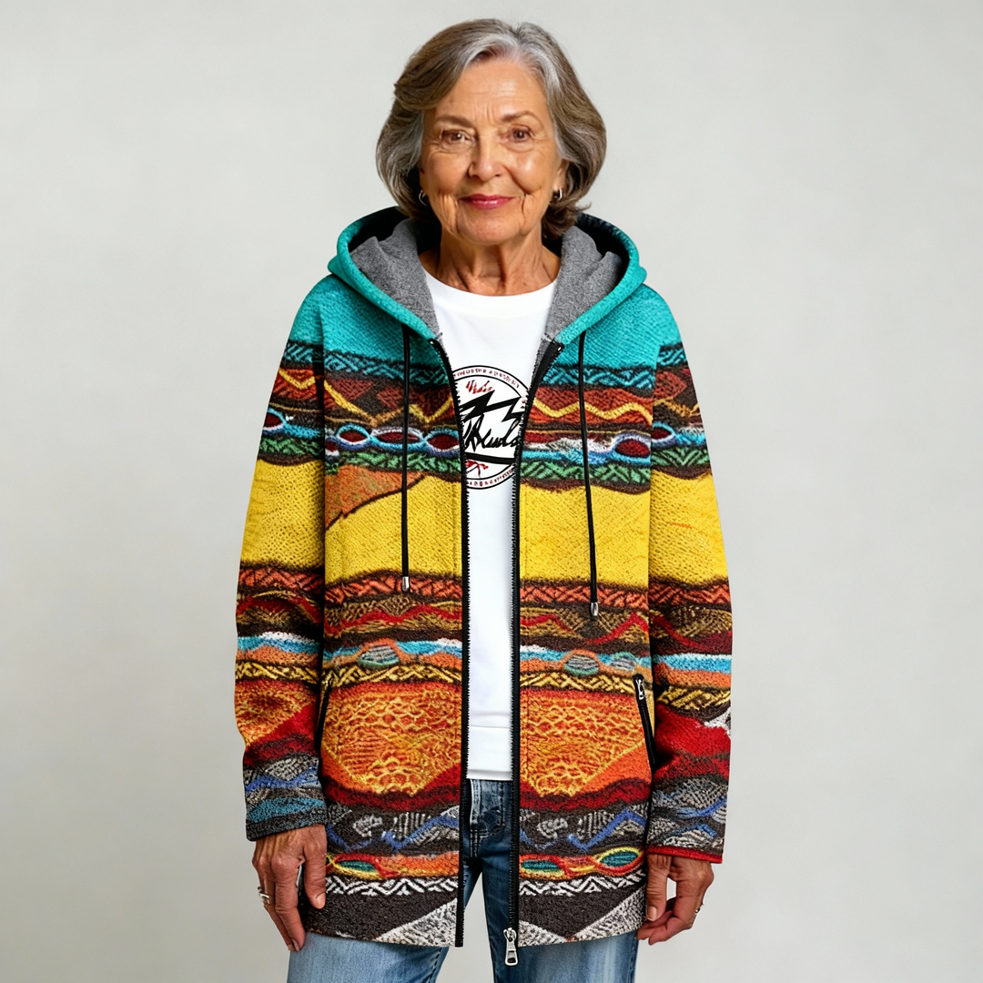 DELILAH | LUXURIOUS CARDIGAN WITH ARTISTIC INSPIRATION