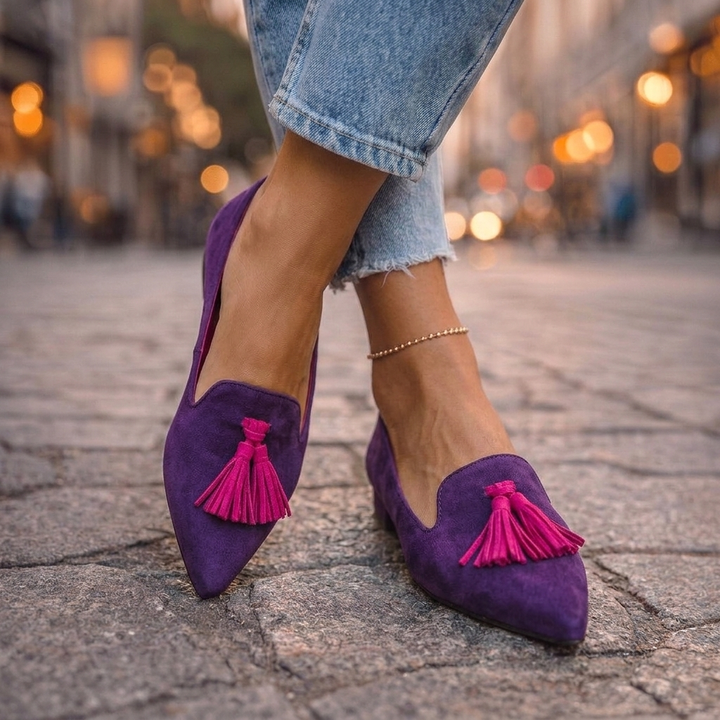 Livia | Pointed Slip-On Flats