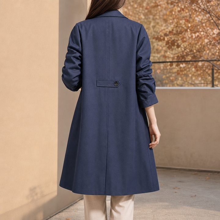 Margot | Elegant Mid-Length Trench Coat