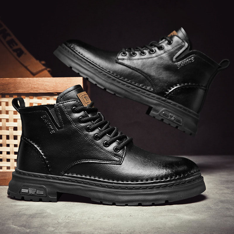 Renzo Leather Mid Boots