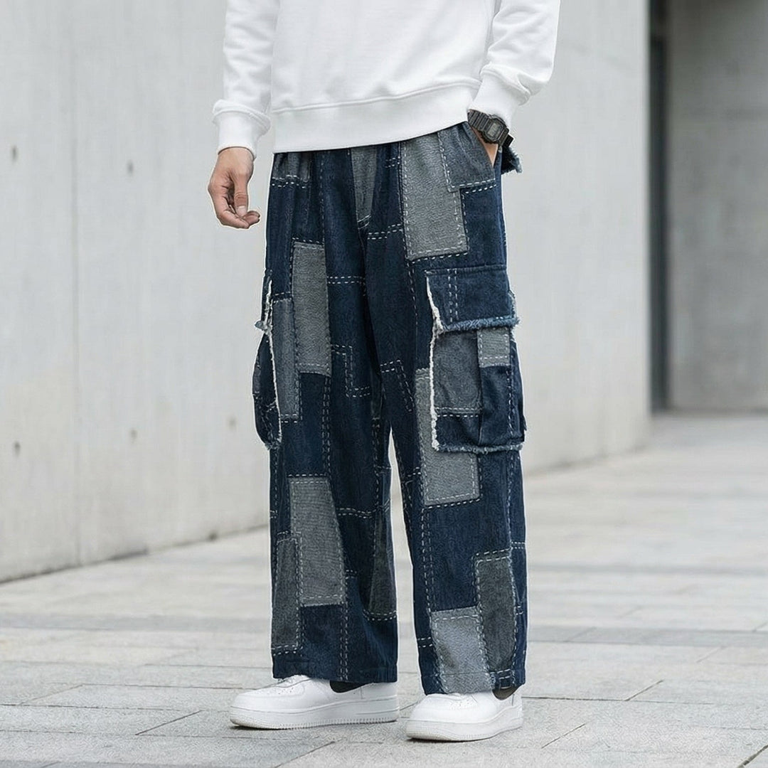 Martinas Patchwork Cotton Trouser