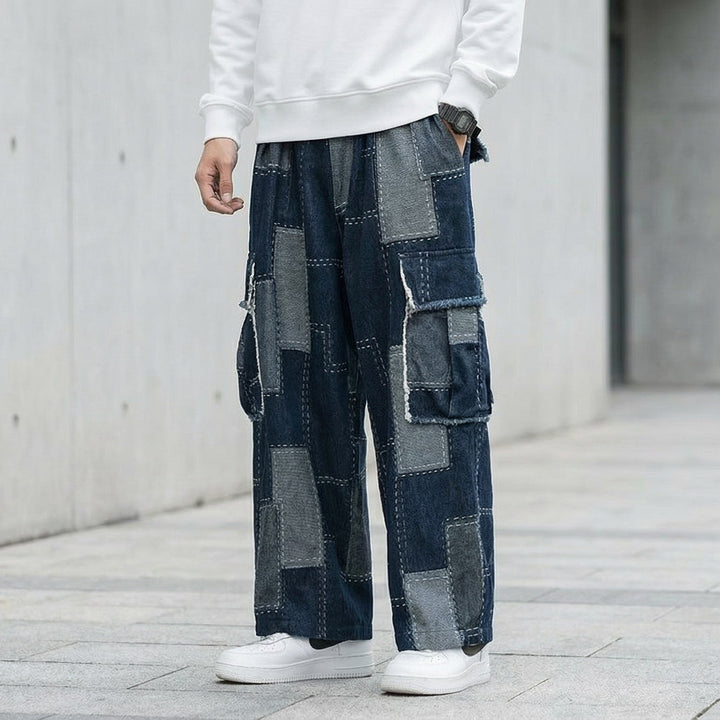 Martinas Patchwork Cotton Trouser