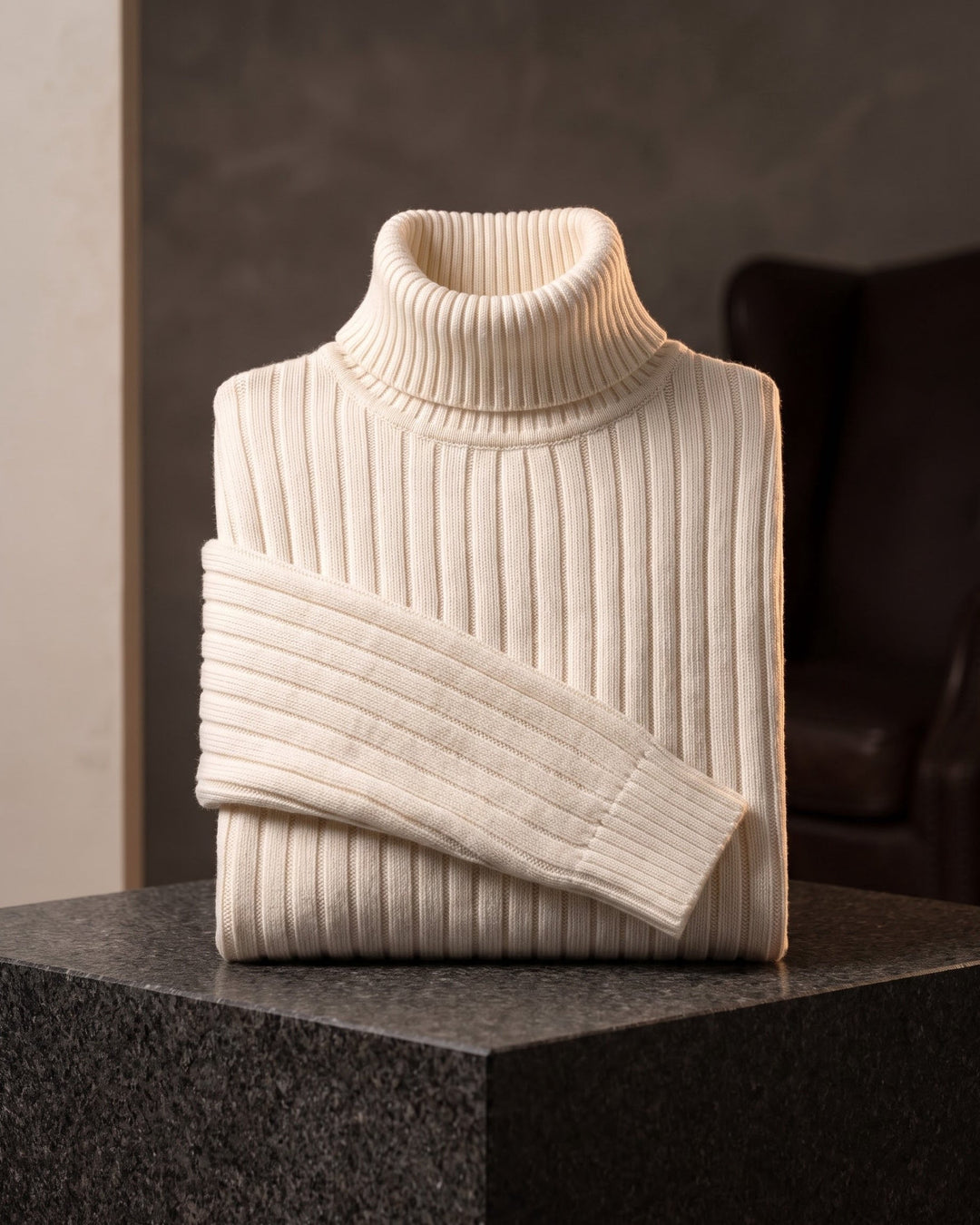 Pio Ribbed Turtleneck Sweater