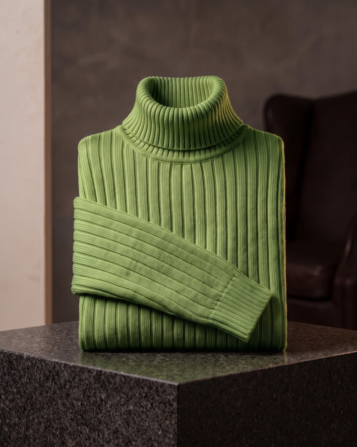Pio Ribbed Turtleneck Sweater
