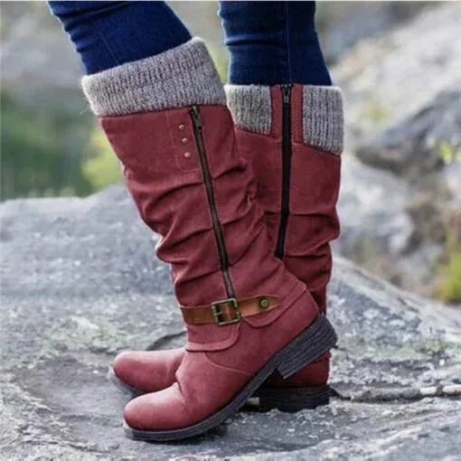 BARBARA | CLASSIC SIDE-ZIP MID-CALF BOOTS