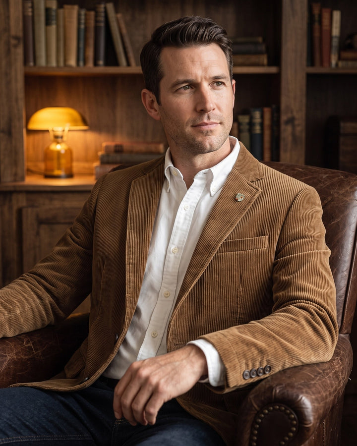 Riccardo Corduroy Cotton Blazer