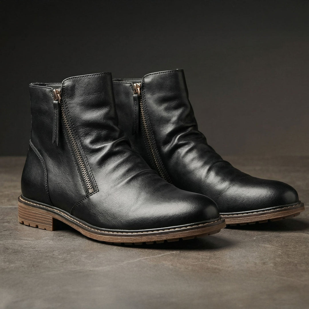 Nico Leather Zip Boot